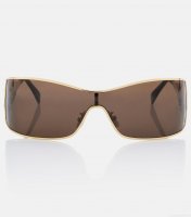 Celine EyewearTriomphe Metal Racer shield sunglasses