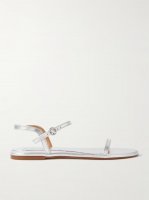 Nettie metallic leather sandals