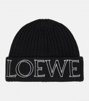 LoeweLogo ribbed wool beanie