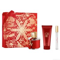 Kit Perfume Carolina Herrera Ch Eau de Toilette Feminino 100 ml + Creme Corporal 100 ml + Miniatura 10 ml
