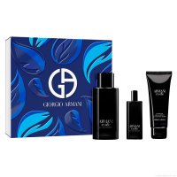 Kit Perfume Giorgio Armani Code Eau de Toilette Masculino 125 ml + Miniatura 15 ml + Gel De Banho 75 ml