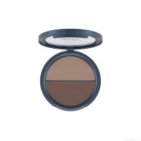 Sombra Duo em Pó Natural para Sobrancelhas Tracta Bege e Cinza 4,6 g