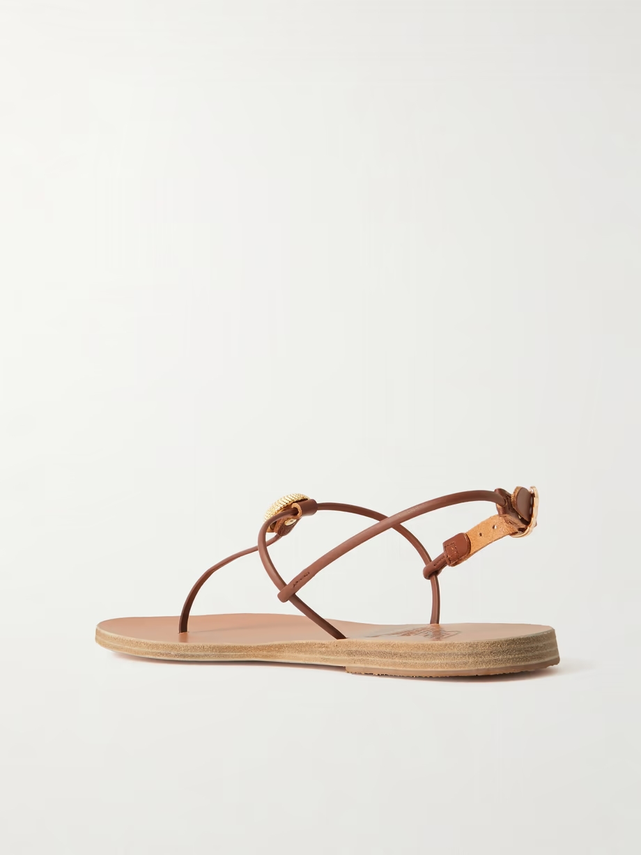 Dimitria embellished leather sandals